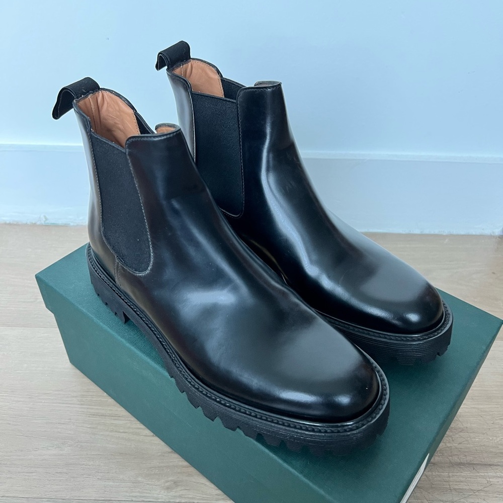 Church's Women Chelsea Boots, Calf, Black, EU37
